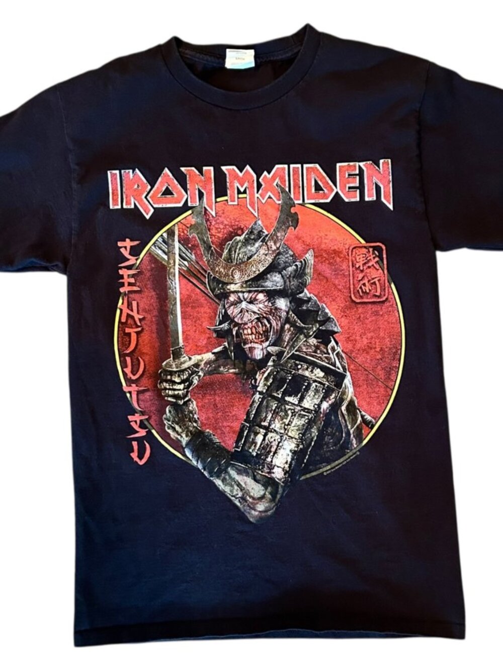 Iron Maiden Senjutsu Double Sided Graphic Band Tee S